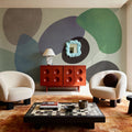 Lava Shapes, Purple Mural Wallpaper - room preview 03