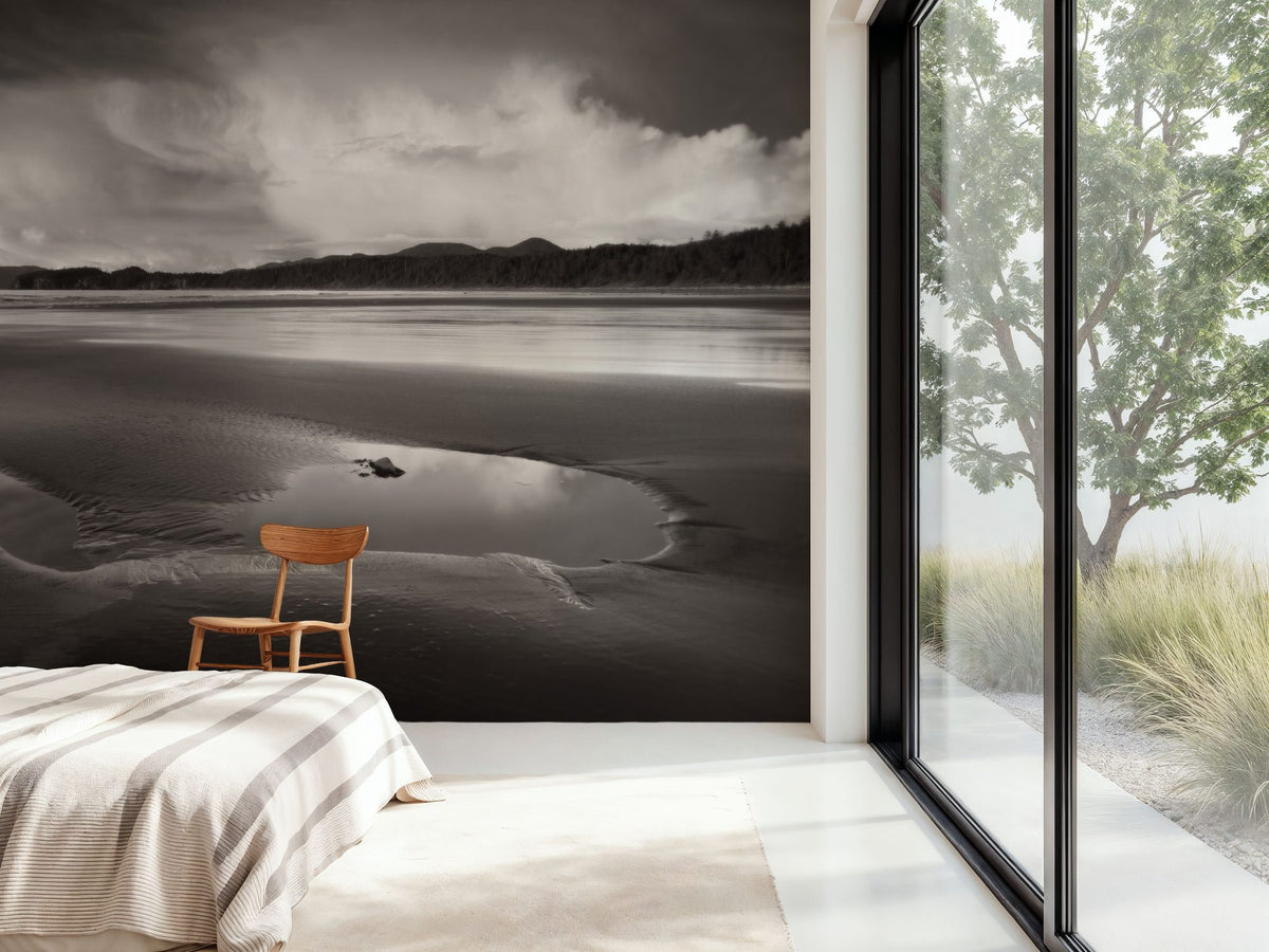 Clearing Storm on Washington Coast IV Mural Wallpaper - room preview 03