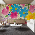 Ecstatic Floral II Mural Wallpaper - room preview 03