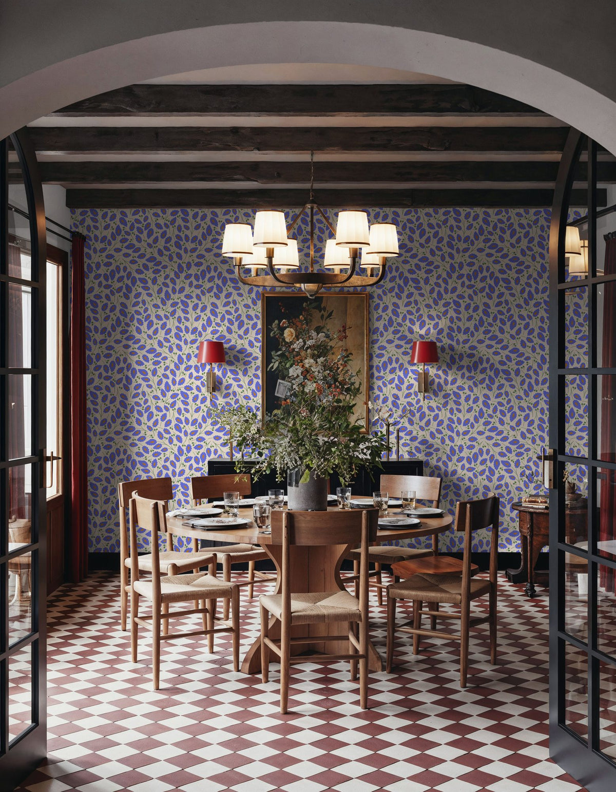 Henri's Foliage Mural Wallpaper - room preview 03