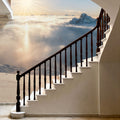 Skiing Panorama Mural Wallpaper - room preview 03