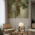 Hydrangea Bouquet on Bench Mural Wallpaper - room preview 03