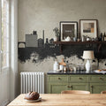Stockport England Skyline Concrete Mural Wallpaper - room preview 03