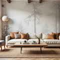 Trees in the Mist Mural Wallpaper - room preview 03