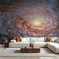 Galactic Sunflower Mural Wallpaper - room preview 03