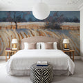 Valley Snowfall Mural Wallpaper - room preview 03