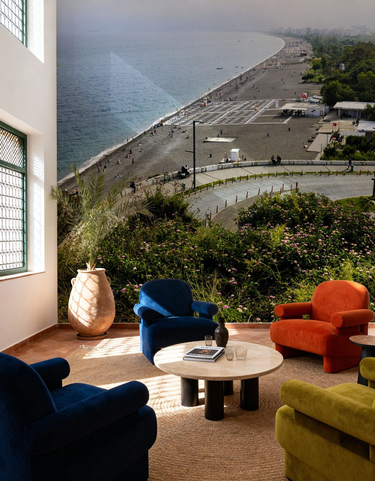 Coastal Promenade Mural Wallpaper - room preview 03