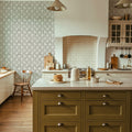 Emerald Trellis Petite, Cloud Mural Wallpaper - room preview 03