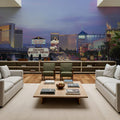 Neon Desert Twilight Mural Wallpaper - room preview 03