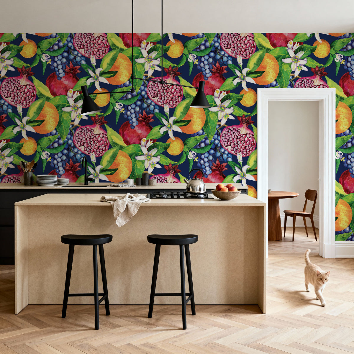 Midnight Harvest Mural Wallpaper - room preview 03