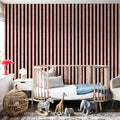 Mystical Stripes Pink Mural Wallpaper - room preview 03