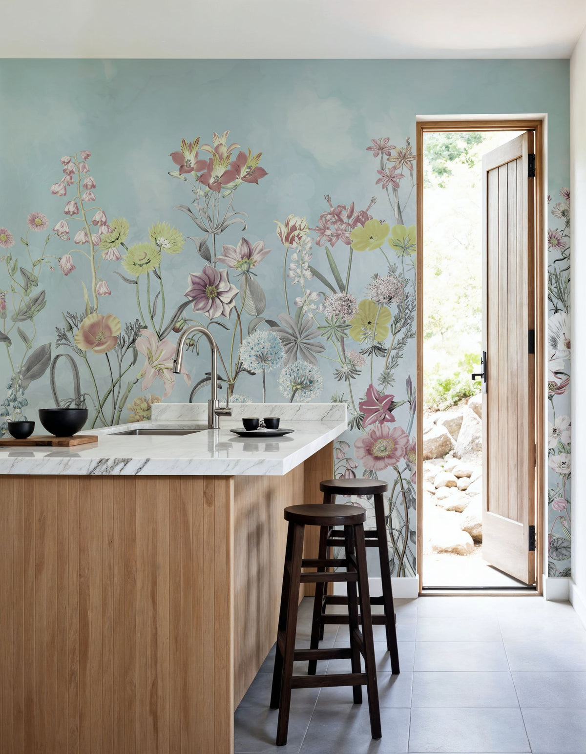 Summer Meadow Mural Wallpaper - Edition 3 - room preview 03