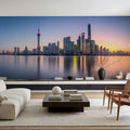 Pudong Sunrise Mural Wallpaper - room preview 03