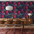 Flowershow Poppies, Cerise Mural Wallpaper - room preview 03