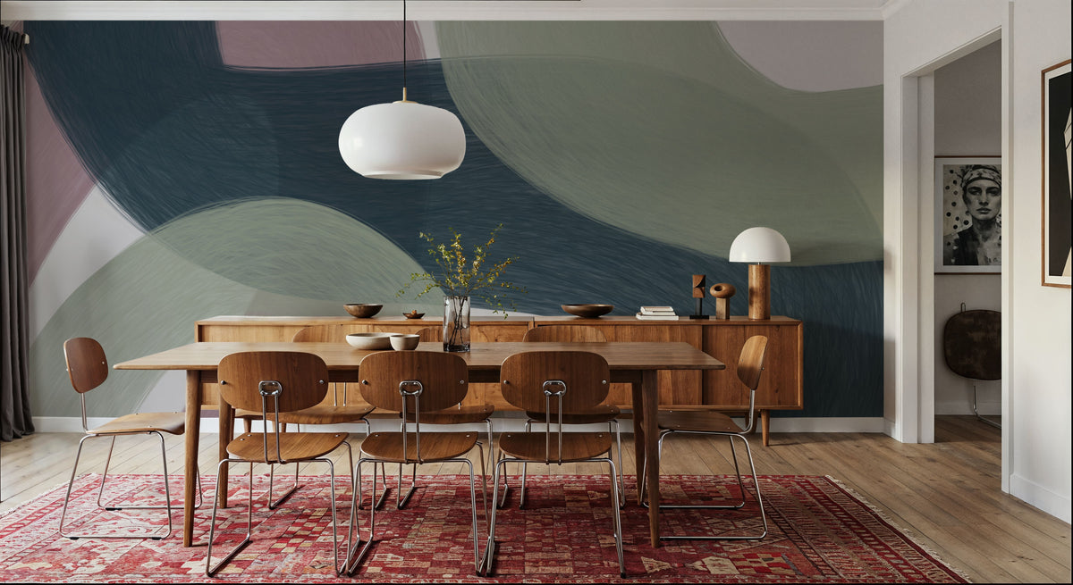 Modern Abstract ´Lars Yopie` Mural Wallpaper - room preview 03
