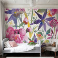 June Flowers Mural Wallpaper - room preview 03