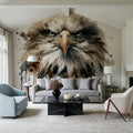 Eagle's Gaze Echoing Mural Wallpaper - room preview 03