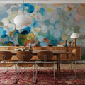 Dot Loop Mural Wallpaper - room preview 03