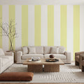 Circus Stripes, Yellow Mural Wallpaper - room preview 03