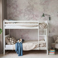 Flower Silhouette Red Mural Wallpaper - room preview 03