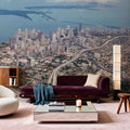 Downtown Miami Mural Wallpaper - room preview 03