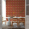 Parrot Paradise Red Mural Wallpaper - room preview 03