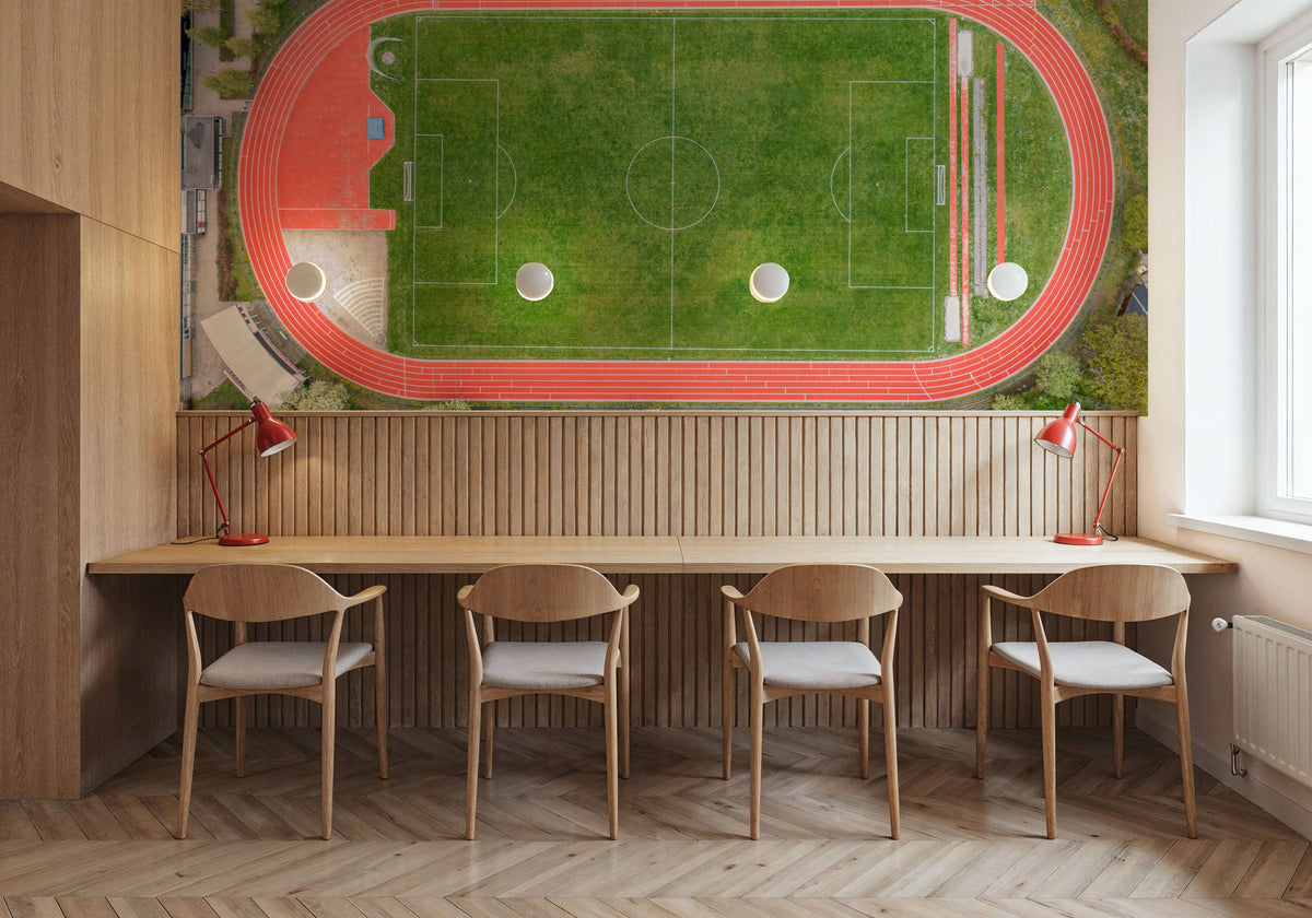 Track and Field Mural Wallpaper - room preview 03