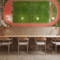Track and Field Mural Wallpaper - room preview 03