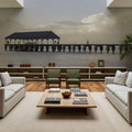 Hanalei Pier Mural Wallpaper - room preview 03