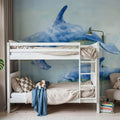 Graceful Dolphins II Mural Wallpaper - room preview 03