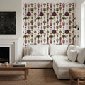 Marble Flowers, Mulberry Mural Wallpaper - room preview 03