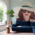 Beach Girl II Mural Wallpaper - room preview 03