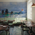 Periwinkle Sky Mural Wallpaper - room preview 03