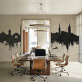 Zurich Switzerland Skyline Concrete Mural Wallpaper - room preview 03