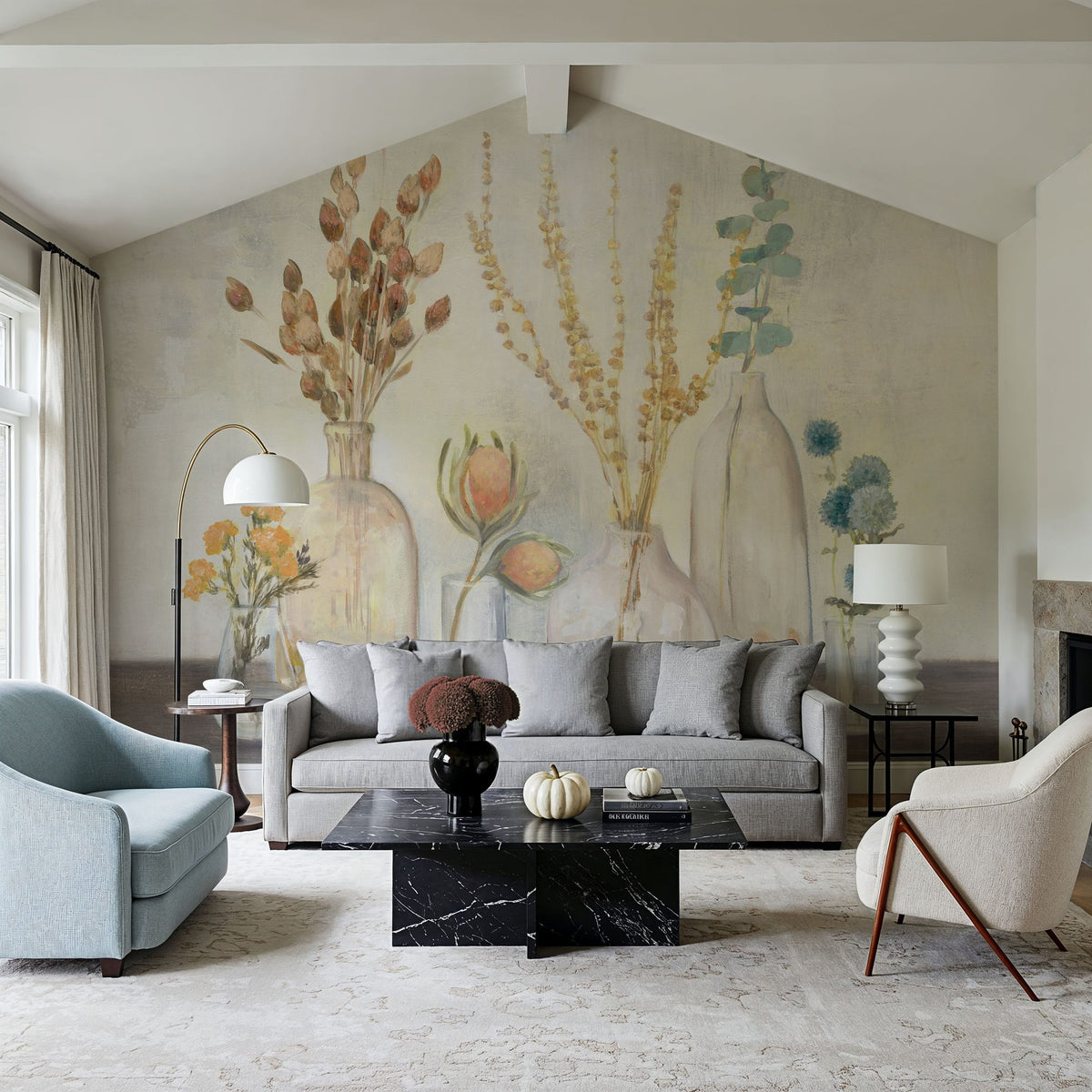 Cool Autumn Greenhouse Mural Wallpaper - room preview 03