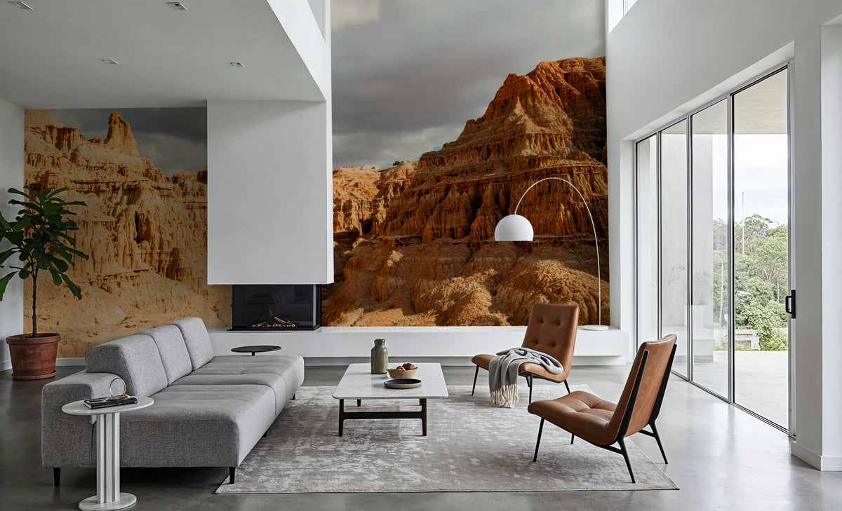 Cloudy Trails Mural Wallpaper - room preview 03