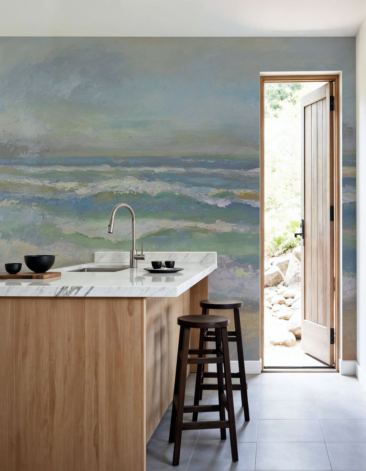 Morning Surf Mural Wallpaper - room preview 03