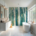 Birches in Spring Mural Wallpaper - room preview 03