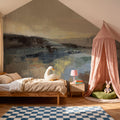 Winter Lake Mural Wallpaper - Neutral Tone - room preview 03