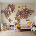 Harvest Garden World Mural Wallpaper - room preview 03