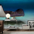 Ocean Glider Mural Wallpaper - room preview 03