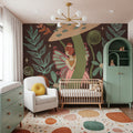 Floralscape Fairies III Dark Mural Wallpaper - room preview 03