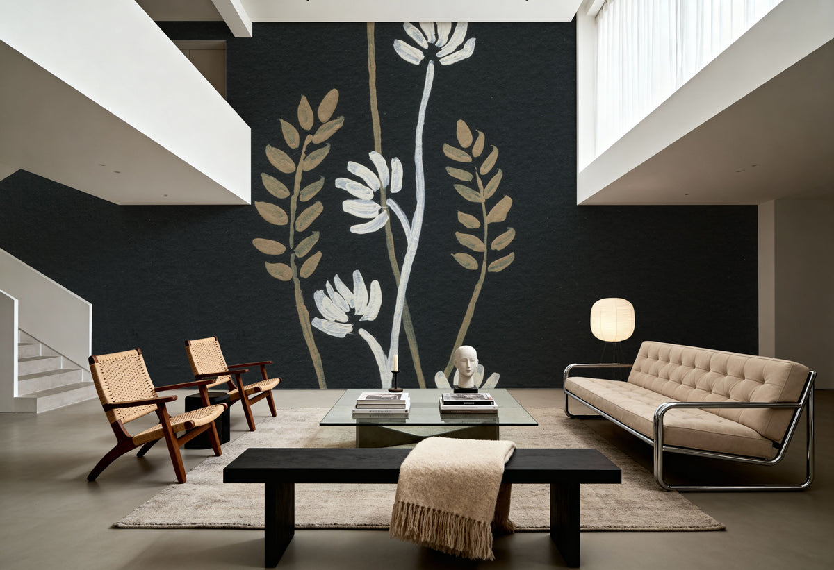 Petite Floral II Mural Wallpaper - room preview 03