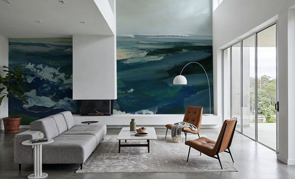 By the Sea Mural Wallpaper - room preview 03