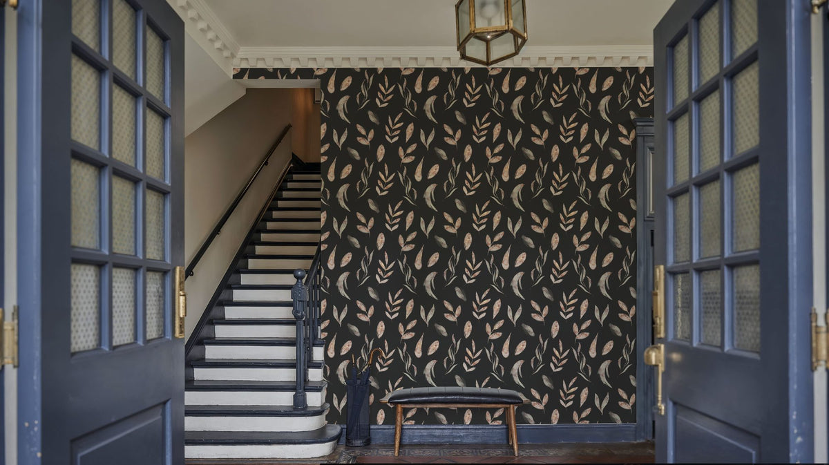 Luxury Leaves Mural Wallpaper - room preview 03