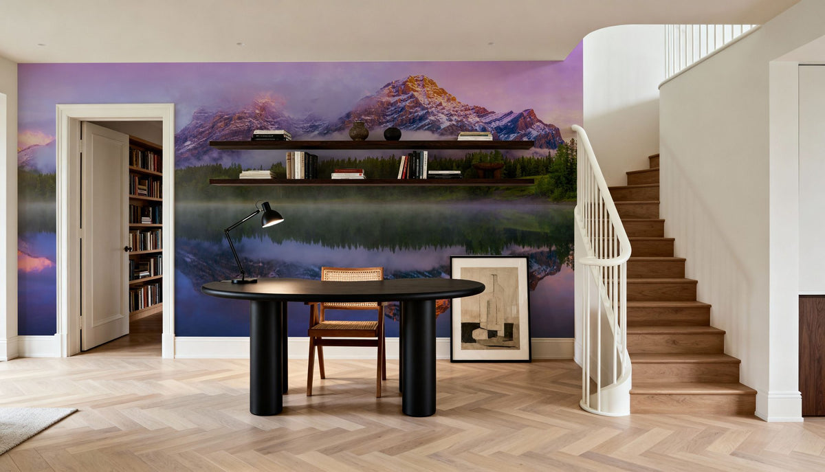 Wedge Pond Clouds Mural Wallpaper - room preview 03