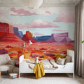 Desert in Bloom Mural Wallpaper - room preview 03