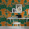 Otomi Cool Tigers, Bright Mural Wallpaper - room preview 03