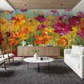 Cosmos in the Field Mural Wallpaper - room preview 03