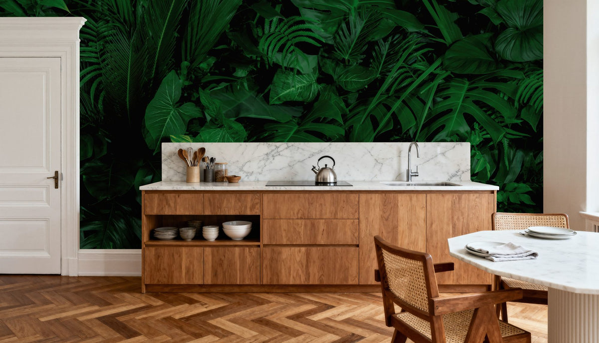 Banana Leaves Mural Wallpaper - room preview 03